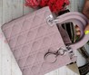 Женская кожаная сумка Christian Dior розовая
