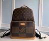 Кожаный рюкзак Louis Vuitton коричневый