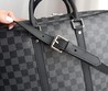 Кожаная мужская сумка Louis Vuitton серая