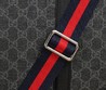 Кожаный портфель Gucci серый