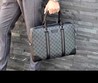 Кожаный портфель Gucci серый