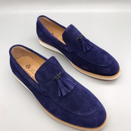 Мужские лоферы Loro Piana синие