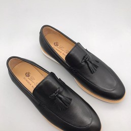 Мужские лоферы Loro Piana черные