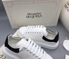 Кожаные мужские кроссовки Alexander McQueen белые