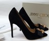 Женские замшевые туфли Jimmy Choo черные