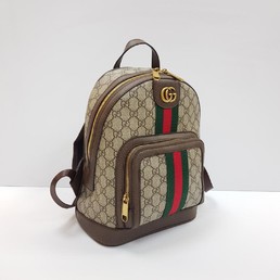 Женский рюкзак Gucci коричневый