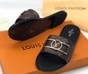 Шлепанцы Louis Vuitton темно-коричневые