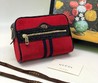 Женская сумка Gucci Cross Body на длинном ремне красная 19Х12