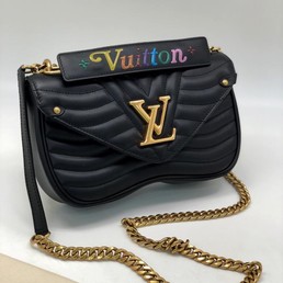 Женская сумка Louis Vuitton черная 21Х13,5