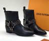 Ботинки Louis Vuitton RHAPSODY кожаные черные