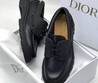 Женские лоферы Christian Dior черные на шнурках