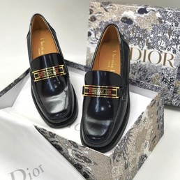 Женские лоферы Christian Dior черные