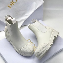 Женские ботинки Christian Dior Iron белые кожа