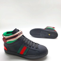 Кроссовки Gucci женские new collection 2020-2021 темно-синие
