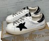 Кеды Golden Goose белые с черной звездой