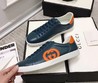 Кеды Gucci new collection 2021 синие