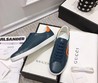 Кеды Gucci new collection 2021 синие
