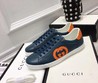 Кеды Gucci new collection 2021 синие