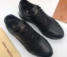 Мужские кроссовки Louis Vuitton коллекция 2021-2022 черные