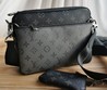 Женская сумка Louis Vuitton Trio Messenger серая