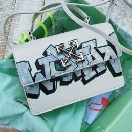 Женская сумка Off-White белая 22x15