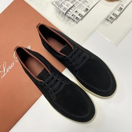 Мужские лоферы Loro Piana черные