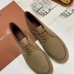 Мужские лоферы Loro Piana бежевые