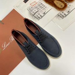 Мужские лоферы Loro Piana синие