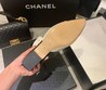 Женские туфли Chanel белые с черным носом