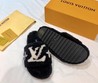 Шлепанцы Louis Vuitton черные