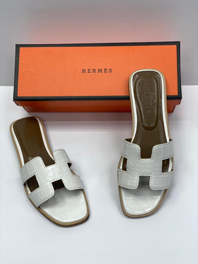 Шлепки hermes женские фото