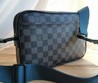 Мужская сумка Louis Vuitton серая 26x17