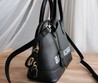 Женская кожаная сумка Balenciaga черная 28x22