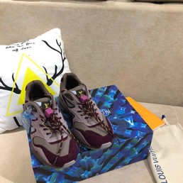 Мужские кроссовки Louis Vuitton 2021 фиолетовые