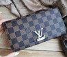 Кошелек кожаный Louis Vuitton коричневый 19х10,5