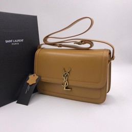 Женская сумка Yves Saint Laurent светло-коричневая 23x16