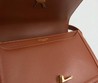Женская сумка Yves Saint Laurent коричневая 23x16