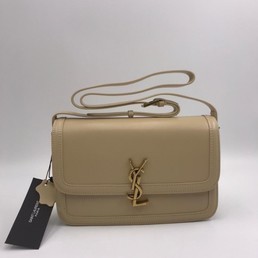 Женская сумка Yves Saint Laurent бежевая 23x16