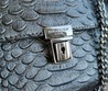 Женская сумка Yves Saint Laurent темное серебро 21х15