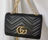 Женская сумка Gucci черная 23x15